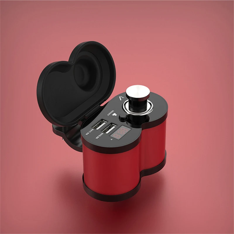 QC 3.0 Quick Charge 5V 3.0A/1.5A Dual USB Motorcycle Cigarette Lighter USB Charger New Auto Motorcycle USB Adapter Charger
QC 3.0 Quick Charge 5V 3.0A/1.5A Dual USB Motorcycle Cigarette Lighter USB Charger New Auto Motorcycle USB Adapter Charger
