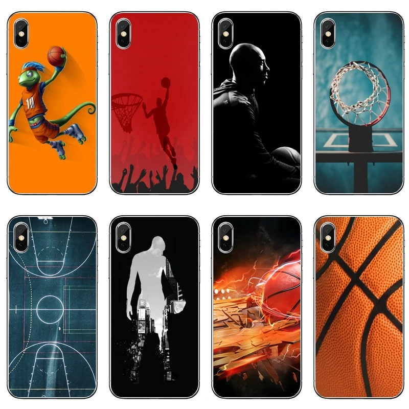 sports Basketball ball Cover Case For Samsung Galaxy M30 A70 A60 A50 A40 A30 A10 A9s A8 A6s J8 J4 J6 Prime Plus 2018 | Мобильные