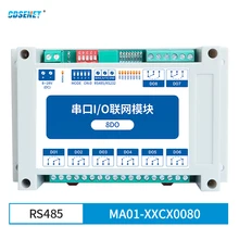 ModBus RTU Serial IO Module RS485 Interface 8DO 8 Digital Outputs CDSENET MA01-XXCX0080 Rail Installation 8~28VDC
ModBus RTU Serial IO Module RS485 Interface 8DO 8 Digital Outputs CDSENET MA01-XXCX0080 Rail Installation 8~28VDC