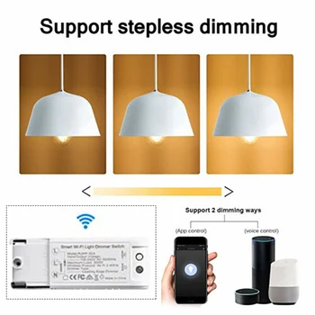 AC100-240V Remote Control Breaker Module LED Light Smart Automation Electronic Stepless Voice Wireless APP WIFI Dimmer Switch
AC100-240V Remote Control Breaker Module LED Light Smart Automation Electronic Stepless Voice Wireless APP WIFI Dimmer Switch