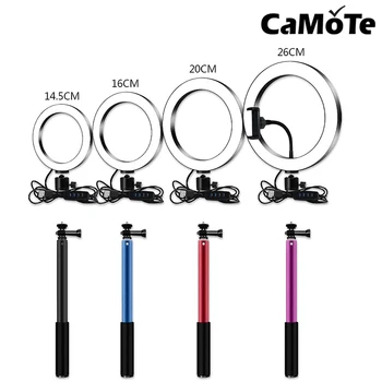 LED Ring Light TikTok 10inch 5600K Light Lamp Dimmable Photography Studio Phone Video With 150CM Tripod Selfie Stick&USB Plug
LED Ring Light TikTok 10inch 5600K Light Lamp Dimmable Photography Studio Phone Video With 150CM Tripod Selfie Stick&USB Plug