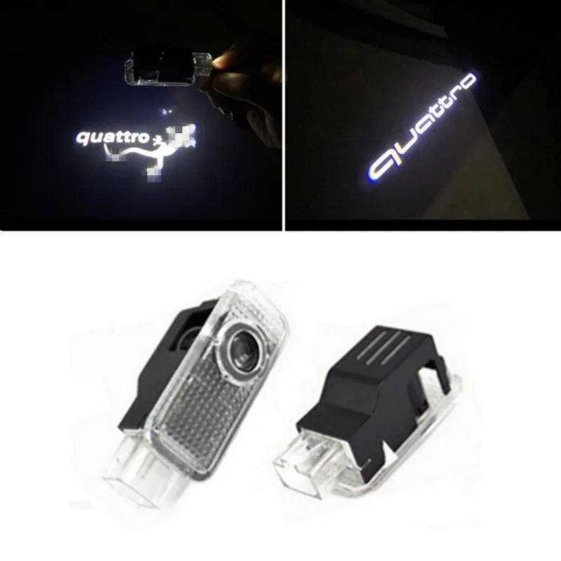 Car Door Welcome Light Projector Logo For Audi Quattro S3 S4 A3 A4 B6 B8 B5 A6 C5 C6 Q7 Q5 TT A1 A5 A7 RS3 RS4 RS5 RS6 S line RS
Car Door Welcome Light Projector Logo For Audi Quattro S3 S4 A3 A4 B6 B8 B5 A6 C5 C6 Q7 Q5 TT A1 A5 A7 RS3 RS4 RS5 RS6 S line RS