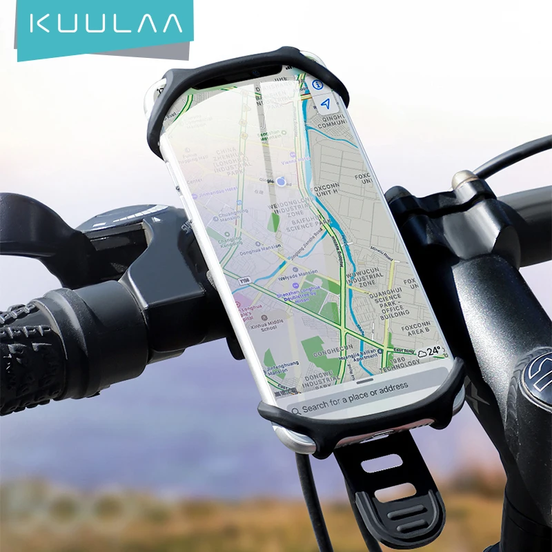Велосипедный держатель для телефона KUULAA велосипедный Универсальный зажим руля