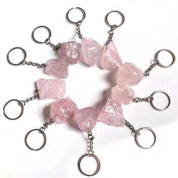 Rose Quartz Raw Rough Stones Keychain Pendant Natural Mineral Crystals Healing Reiki Decoration
Rose Quartz Raw Rough Stones Keychain Pendant Natural Mineral Crystals Healing Reiki Decoration