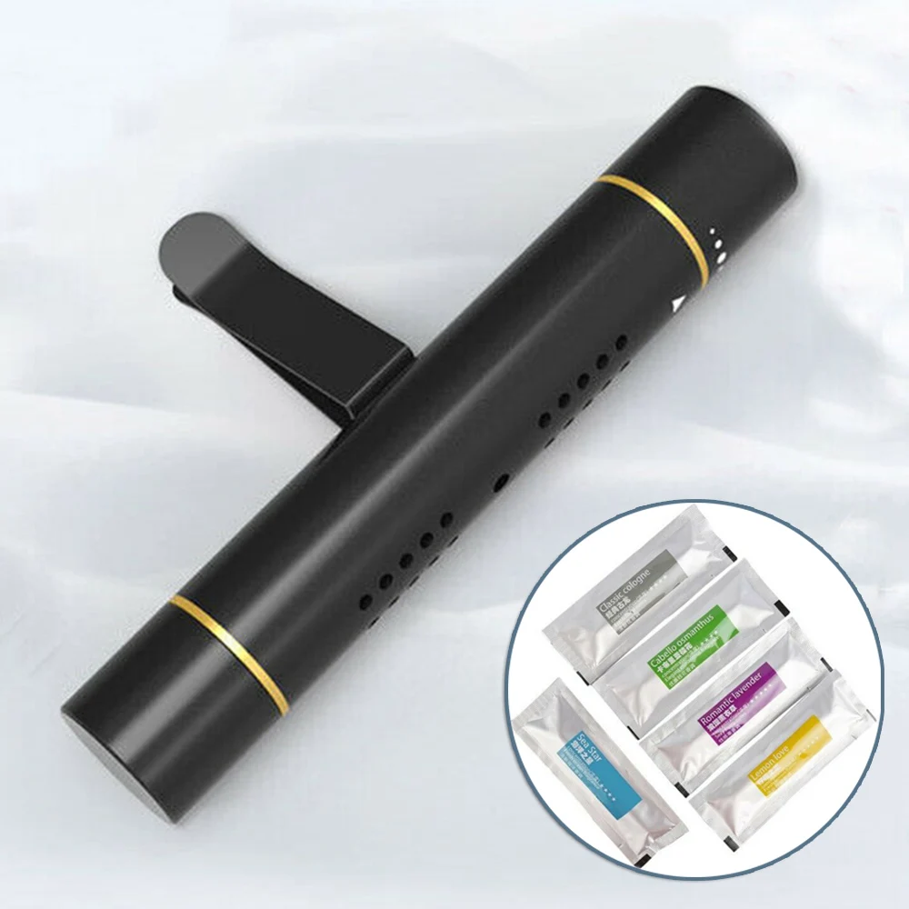 Car Air Outlet Fragrance Clip Perfume Diffuser + 5 Aroma Fragrance Sticks Air Freshener Universal Auto Interior Accessories
Car Air Outlet Fragrance Clip Perfume Diffuser + 5 Aroma Fragrance Sticks Air Freshener Universal Auto Interior Accessories