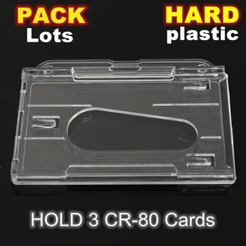 1pc Card Holders Hard Plastic Double-faced Card Holder Transparent Card Holder Horizontal ID Holders
1pc Card Holders Hard Plastic Double-faced Card Holder Transparent Card Holder Horizontal ID Holders
