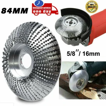 Wood Shaping Disc Tungsten Carbide Wood Carving Disc Angle Grinder Wheel Abrasive Disc for Woodworking Spatula