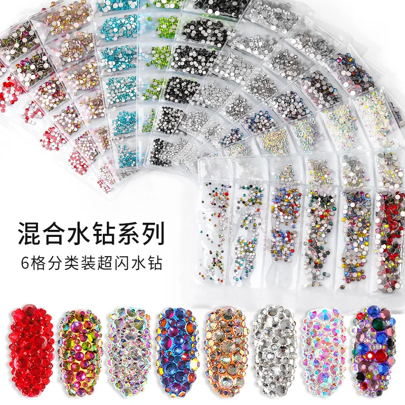 Multi-size Glass Nail Rhinestones For Nails Art Decorations Crystals Strass Charms Partition Mixed Size Rhinestone Set
Multi-size Glass Nail Rhinestones For Nails Art Decorations Crystals Strass Charms Partition Mixed Size Rhinestone Set