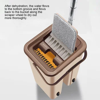 Dust Wizard Mop Cleaning Tool Kit Rotating Tile Marble Floor for Home Bedroom Kitchen I88
Dust Wizard Mop Cleaning Tool Kit Rotating Tile Marble Floor for Home Bedroom Kitchen I88