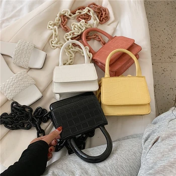 PU Leather Crossbody Bags For Women 2020 Thick Chain Design Lady Shoulder Messenger Handbags Travel Purses
PU Leather Crossbody Bags For Women 2020 Thick Chain Design Lady Shoulder Messenger Handbags Travel Purses