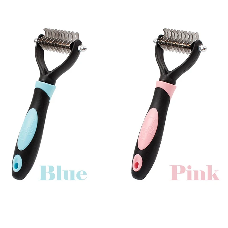 New Pet Fur Knot Cutter Dog Grooming Shedding Tool Pet Cat Hair Removal Comb Brush Double sided Pet Product
New Pet Fur Knot Cutter Dog Grooming Shedding Tool Pet Cat Hair Removal Comb Brush Double sided Pet Product