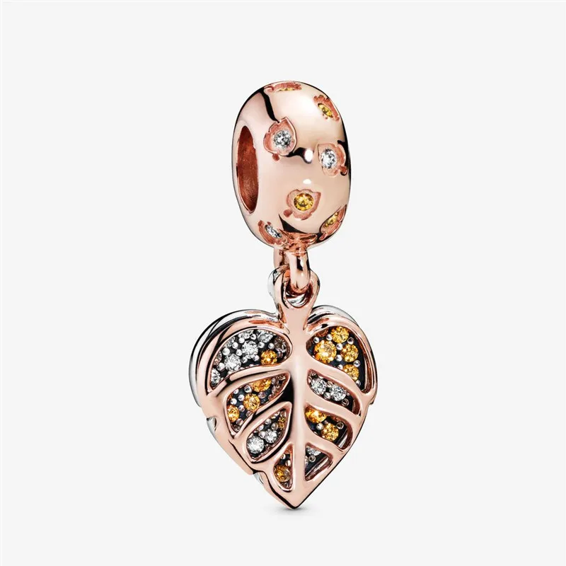 2019 New Arrival Autumn Sparkling Leaves Dangle Charms for Snake Chain Bracelets Women Clear CZ Crystal Rose Golden Jewelry DIY
2019 New Arrival Autumn Sparkling Leaves Dangle Charms for Snake Chain Bracelets Women Clear CZ Crystal Rose Golden Jewelry DIY