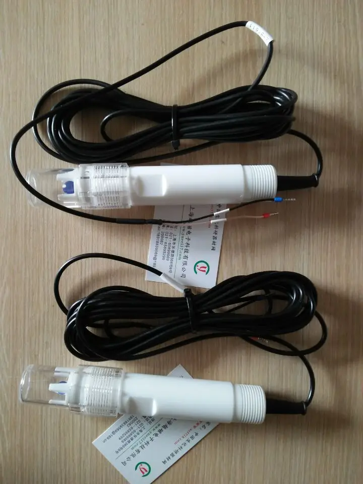 SF-1 PTFE industrial PH composite electrode, on-line PH composite electrode, strong acid base, 5 wire rod, pin joint
