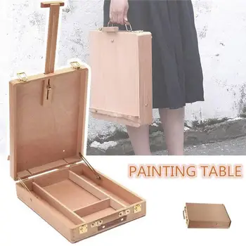Artwork Wooden Artist's Painting & Drawing Table Top Desk Box Easel with Storage Wooden Book Box Home Office Storage
Artwork Wooden Artist's Painting & Drawing Table Top Desk Box Easel with Storage Wooden Book Box Home Office Storage