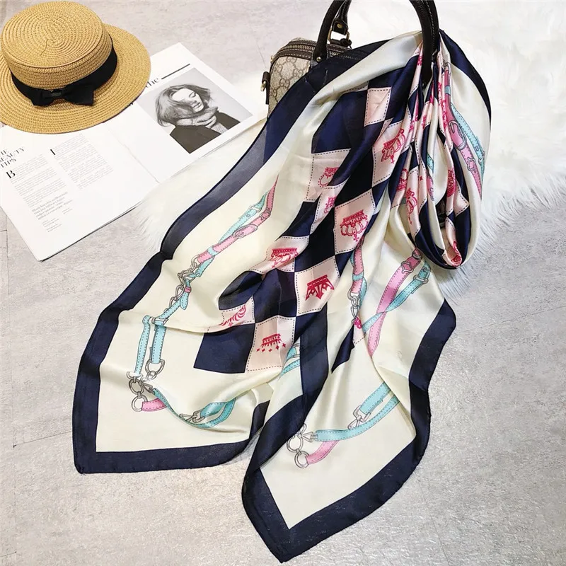 Plaid Scarf Women Sun Protection Shawl and Long Printed Beach Towel Chale Femme Sciarpa Donna Foulard Luxe Moda Mujer Polyester
Plaid Scarf Women Sun Protection Shawl and Long Printed Beach Towel Chale Femme Sciarpa Donna Foulard Luxe Moda Mujer Polyester