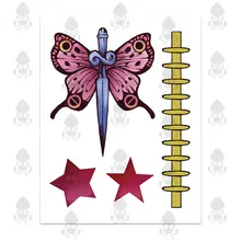 Anime JoJo's Bizarre Adventure Stone Ocean Cosplay Kujo Cujoh Arm Tattoo Birthmark Stickers Green Nails Lip Gloss 
Anime JoJo's Bizarre Adventure Stone Ocean Cosplay Kujo Cujoh Arm Tattoo Birthmark Stickers Green Nails Lip Gloss