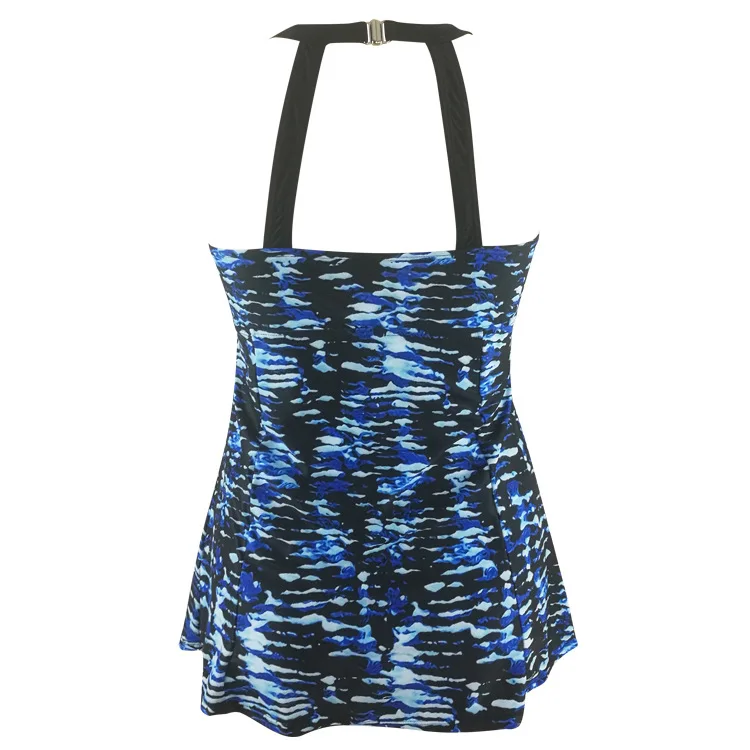 2019 Europe And America New Blue Color Digital Printing WOMEN'S Swimsuit Plus-sized Large Size Split Type Boxer Beach Swimwear
2019 Europe And America New Blue Color Digital Printing WOMEN'S Swimsuit Plus-sized Large Size Split Type Boxer Beach Swimwear