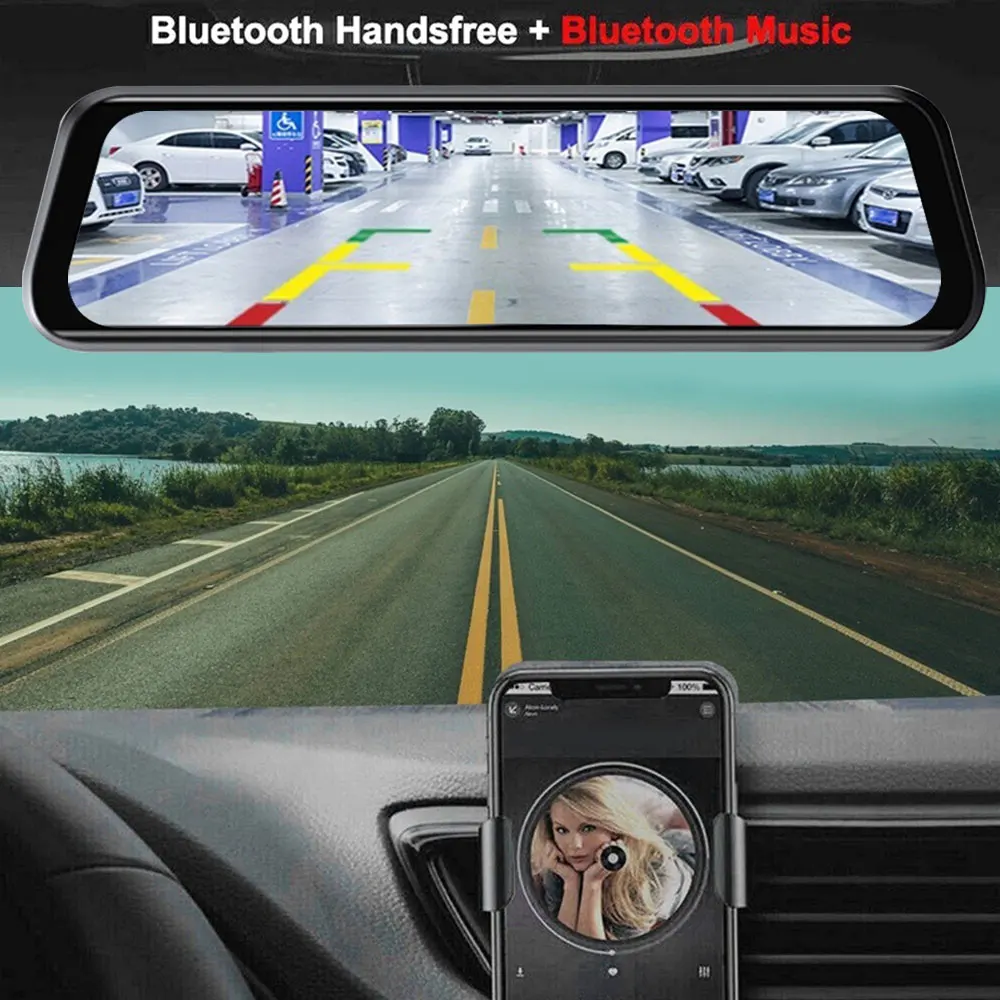 10/12inch dual lens 1080P dashcam GPS navigation 4G network with ADAS Bluetooth FM transmitter remote monitoring car DVR
10/12inch dual lens 1080P dashcam GPS navigation 4G network with ADAS Bluetooth FM transmitter remote monitoring car DVR