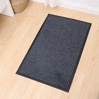 50X80CM Double Stripe Carpet PVC Composite Sheet Waterproof Thicken Home Doormat Non-Slip Mat for Home Bathroom Kitchen (Grey)
50X80CM Double Stripe Carpet PVC Composite Sheet Waterproof Thicken Home Doormat Non-Slip Mat for Home Bathroom Kitchen (Grey)
