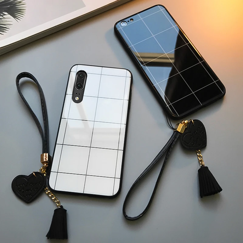 For Samsung Galaxy S20 Ultra Case Free strap Lattice Line Glossy Hard Tempered Glass Cover For Samsung s20 plus phone Casing
For Samsung Galaxy S20 Ultra Case Free strap Lattice Line Glossy Hard Tempered Glass Cover For Samsung s20 plus phone Casing
