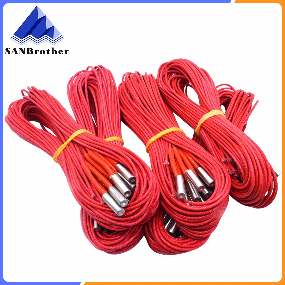 3D Printer 12v/24v40w Reprap 12V/24V 40W Ceramic Cartridge Heater for 3D Printer Prusa Mendel 5pcs
3D Printer 12v/24v40w Reprap 12V/24V 40W Ceramic Cartridge Heater for 3D Printer Prusa Mendel 5pcs