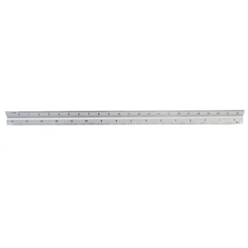 30cm Technical Silver Architect Engineer Triangle Aluminum Alloy Scale Clear Ruler Accurate
30cm Technical Silver Architect Engineer Triangle Aluminum Alloy Scale Clear Ruler Accurate