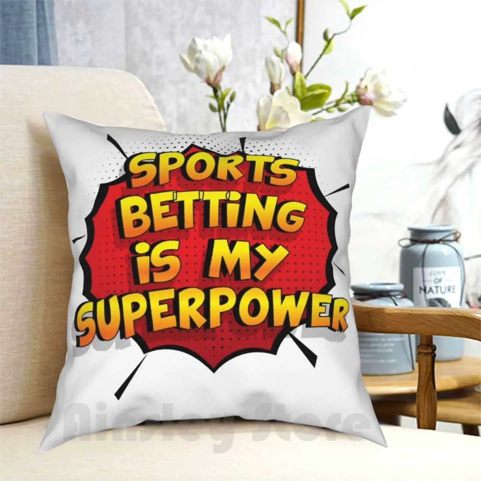 Sports Betting Is My Superpower Funny Design Sports Betting Gift Pillow Case Printed Home Soft DIY Pillow cover Sports
Sports Betting Is My Superpower Funny Design Sports Betting Gift Pillow Case Printed Home Soft DIY Pillow cover Sports