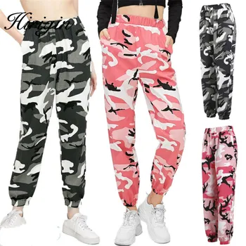 High waist pants camouflage loose joggers women army harem camo pants streetwear punk black cargo pants women capris trousers
High waist pants camouflage loose joggers women army harem camo pants streetwear punk black cargo pants women capris trousers