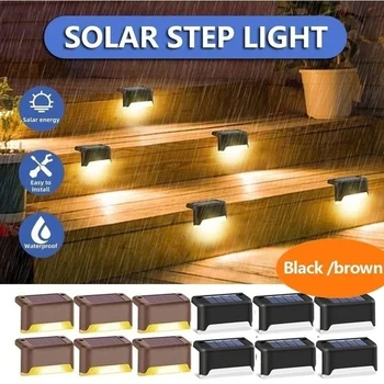 New Solar Lamp Solar Staircase Light Outdoor Waterproof LED Step Light Garden Decoration Landscape Light Railing Lights
New Solar Lamp Solar Staircase Light Outdoor Waterproof LED Step Light Garden Decoration Landscape Light Railing Lights
