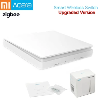 New Upgraded Version Aqara Wall Switch Single Button Xiaomi Mi Home ZigBee Wireless Smart Remote Control Lights Switch White
New Upgraded Version Aqara Wall Switch Single Button Xiaomi Mi Home ZigBee Wireless Smart Remote Control Lights Switch White