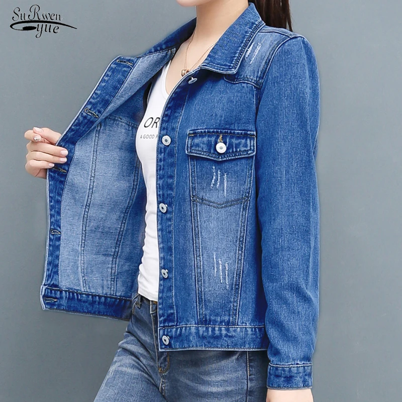 2021 New Denim Jacket Women Spring Autumn Short Blue Jean Jackets Female Short Coat Fashion Scratch Design Coats Tops 12736
2021 New Denim Jacket Women Spring Autumn Short Blue Jean Jackets Female Short Coat Fashion Scratch Design Coats Tops 12736