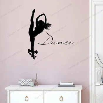 

Dance Wall Decal Vinyl Sticker Decals Ballet Dancing Ballerina Acrobatics Gymnastics Wall Decal Quote Wall Decor Dance yw-339