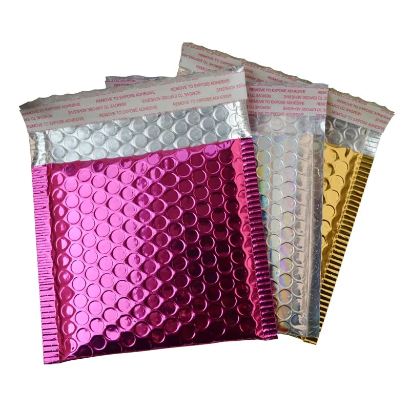 (10 pieces/lot) 15x13cm Shockproof Thick Aluminum Laminated Laser Bubble Bag Express Clothing Packaging Envelope Courier bag
(10 pieces/lot) 15x13cm Shockproof Thick Aluminum Laminated Laser Bubble Bag Express Clothing Packaging Envelope Courier bag