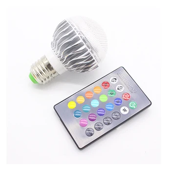 E27 LED Bulb 3W RGB Bulb Lamp Remote Control Colorful Dimming Bulb Lamp 24-Key Remote Control Holiday Lamp Home Decoration Lamp
E27 LED Bulb 3W RGB Bulb Lamp Remote Control Colorful Dimming Bulb Lamp 24-Key Remote Control Holiday Lamp Home Decoration Lamp
