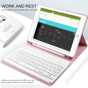 Wireless Bluetooth Keyboard+PU Leather Magnetic Keyboard Case Cover For IPad 10.2 2019 Tablet Protective With Keyboard
Wireless Bluetooth Keyboard+PU Leather Magnetic Keyboard Case Cover For IPad 10.2 2019 Tablet Protective With Keyboard
