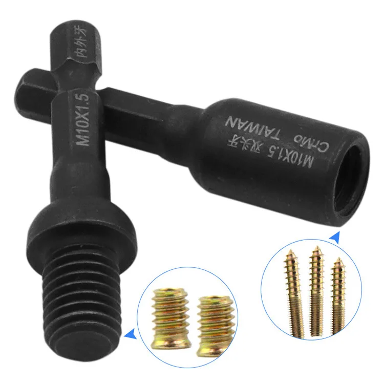 1PC M6 M8 M10 Screw Socket Lock Screw Nut Sockets 1/4" Hex Shank Electric Screw Tap Tapping Chuck for Power Drill Tools
1PC M6 M8 M10 Screw Socket Lock Screw Nut Sockets 1/4" Hex Shank Electric Screw Tap Tapping Chuck for Power Drill Tools