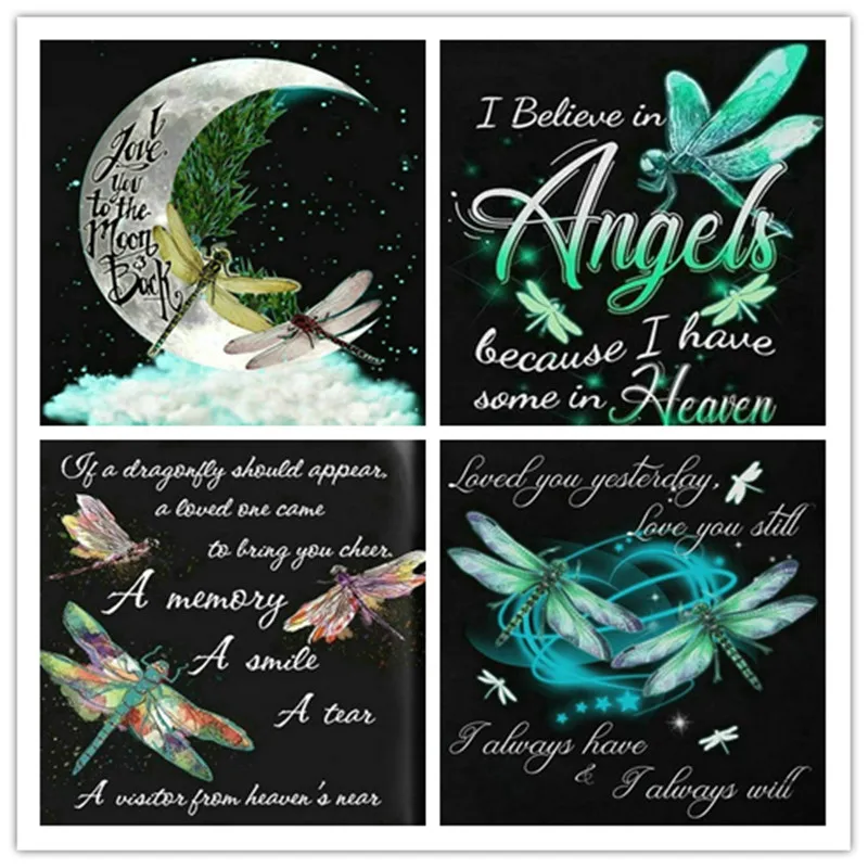 Diy Diamond Painting Scenic Dragonfly Diamond Embroidery Picture Gifts Cross stitch Full drilling Birthday Present 
Diy Diamond Painting Scenic Dragonfly Diamond Embroidery Picture Gifts Cross stitch Full drilling Birthday Present