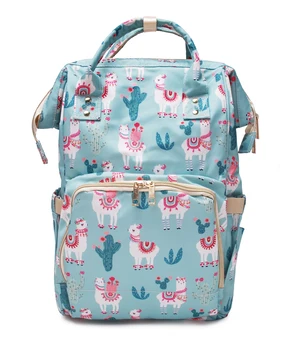 Alpaca Printing With Cactus Diaper, Canvas Big Capacity Alpacas Cactus Mommy Backpack In Multicolor DOM1276
Alpaca Printing With Cactus Diaper, Canvas Big Capacity Alpacas Cactus Mommy Backpack In Multicolor DOM1276
