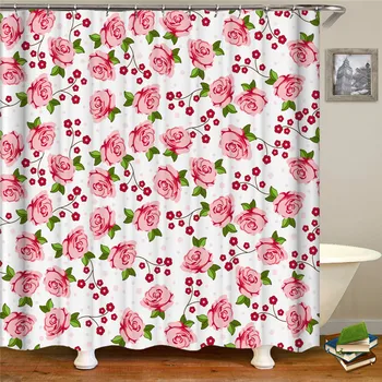 Christmas Flowers Shower Curtains Bathroom Curtain for Home Decoration Waterproof Polyester Fabric Bath Screen Decor
Christmas Flowers Shower Curtains Bathroom Curtain for Home Decoration Waterproof Polyester Fabric Bath Screen Decor