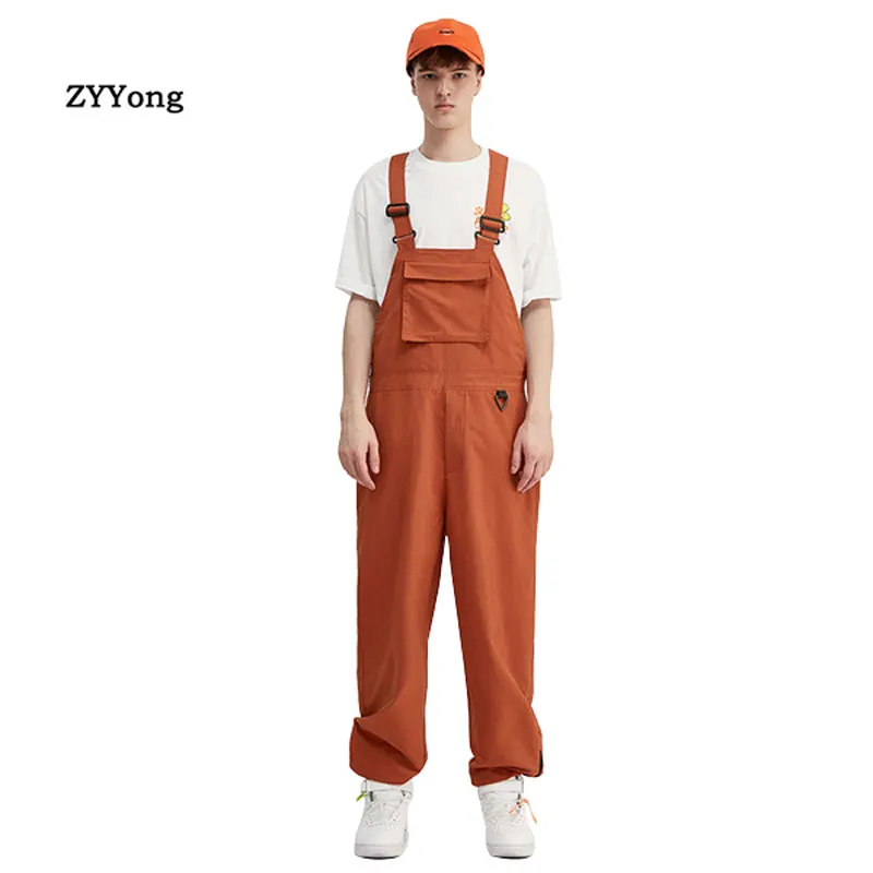 Summer Men Bib Jumpsuits Overalls Solid Color Beam Feet Loose Hip Hop Youth Coveralls Leisure Cool Cargo Pants Black Trousers
Summer Men Bib Jumpsuits Overalls Solid Color Beam Feet Loose Hip Hop Youth Coveralls Leisure Cool Cargo Pants Black Trousers