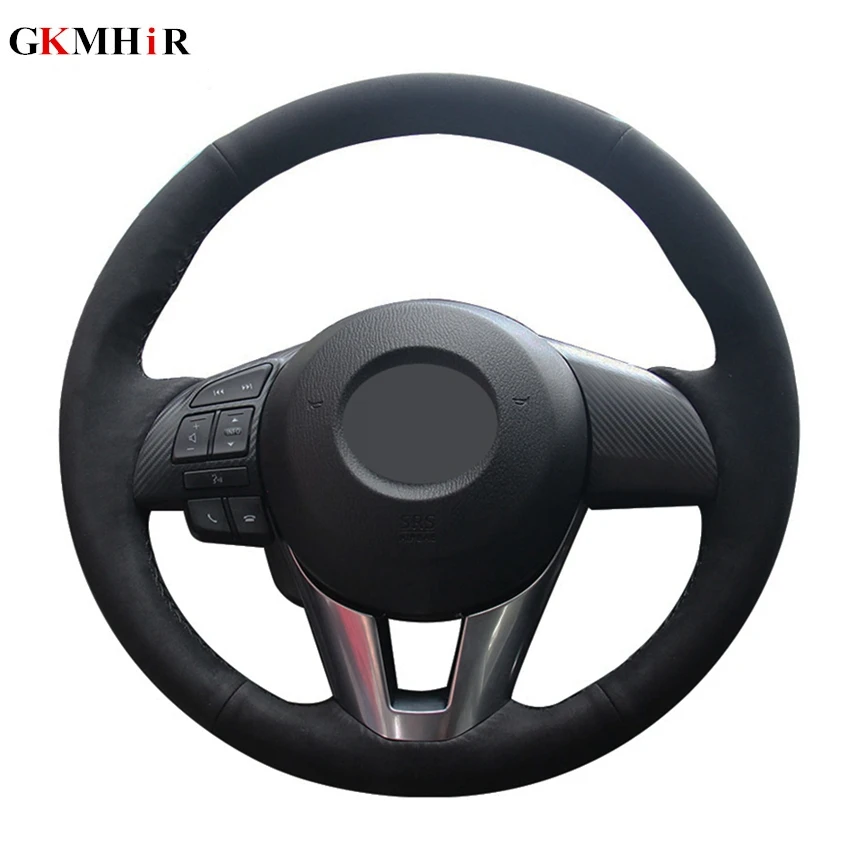 Black Soft Suede Car Steering Wheel Cover for Mazda 3 Axela Mazda 6 Atenza Mazda 2 CX-3 CX-5 Scion iA Toyota Yaris
Black Soft Suede Car Steering Wheel Cover for Mazda 3 Axela Mazda 6 Atenza Mazda 2 CX-3 CX-5 Scion iA Toyota Yaris