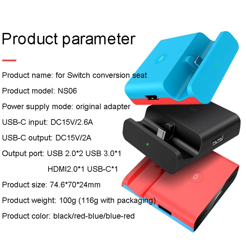 Video Converter For Switch Charging Base Hdmi Transfer Tv Portable Type-c Charging Base
Video Converter For Switch Charging Base Hdmi Transfer Tv Portable Type-c Charging Base