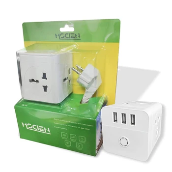 3318 Europe Travel Power For Cube Extension Lead 4 Socket Outlets 3 USB Charge Ports Surge Protection With 2 M Extension Code
3318 Europe Travel Power For Cube Extension Lead 4 Socket Outlets 3 USB Charge Ports Surge Protection With 2 M Extension Code