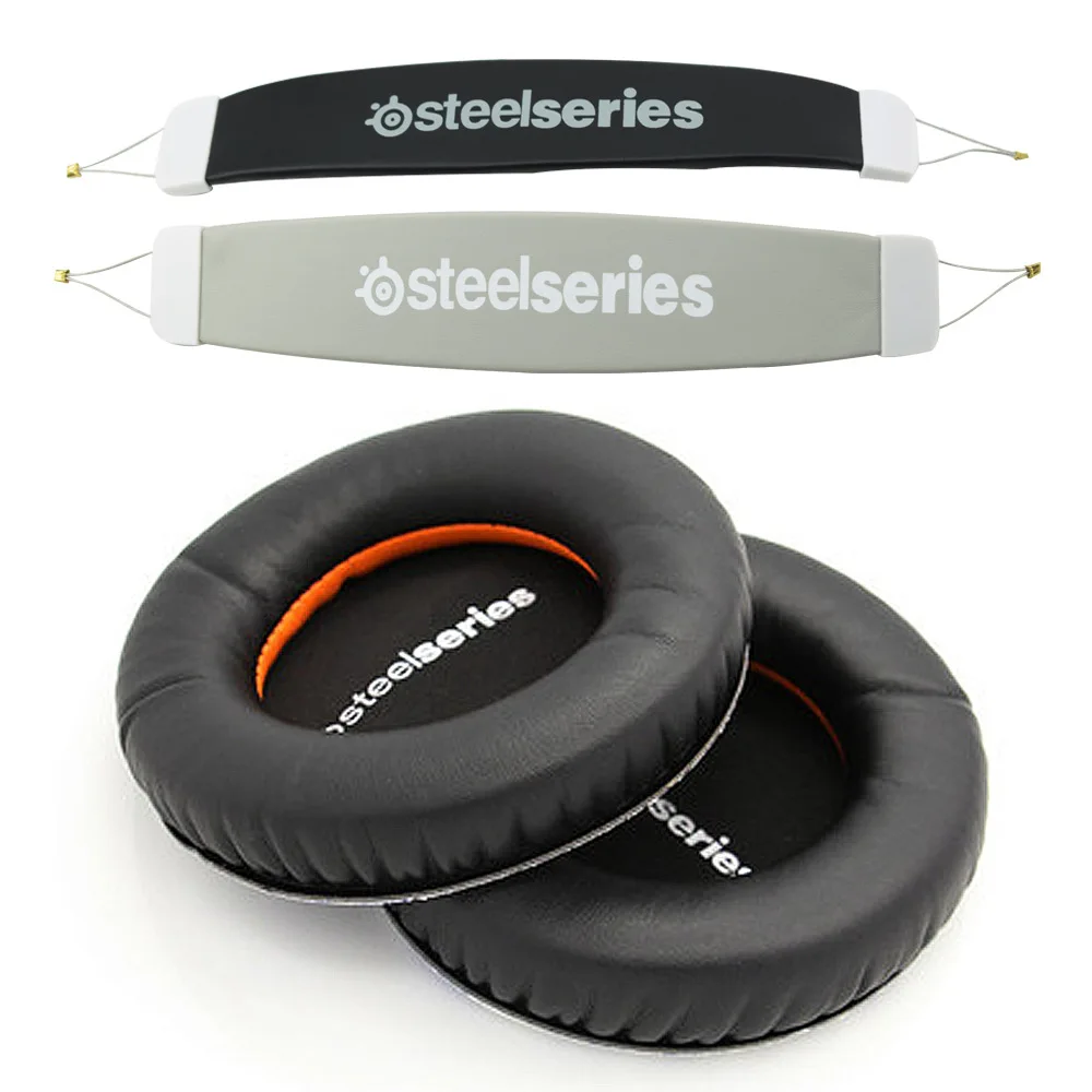 

Earmuffs For SteelSeries Siberia V3 V2 V1 200 Prism Gaming Headphones Ear Pad Headsets Audio Cushion (Only V1V2Head Band Pads)