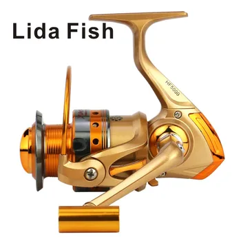 Lida Fish Brand Gold 9 Models Upgrade HF1000-9000 Reel Full Metal Rocker Arm and Metal Wire Cup Reel
Lida Fish Brand Gold 9 Models Upgrade HF1000-9000 Reel Full Metal Rocker Arm and Metal Wire Cup Reel