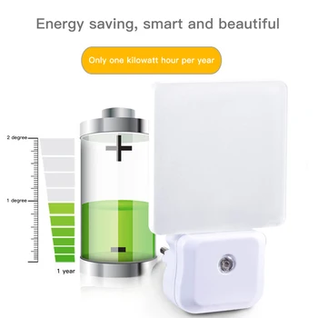 New LED Night Light Plug In Auto Sensor Energy Saving Children Nursery Baby Safety Light For Room Hallway Pathway Toilet 
New LED Night Light Plug In Auto Sensor Energy Saving Children Nursery Baby Safety Light For Room Hallway Pathway Toilet