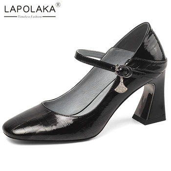 Lapolaka 2020 Hot Fashion Large Size 43 Patent Leather Strange Style Shoes Woman Pumps Buckle Strap Spring Pumps Women Shoes
Lapolaka 2020 Hot Fashion Large Size 43 Patent Leather Strange Style Shoes Woman Pumps Buckle Strap Spring Pumps Women Shoes