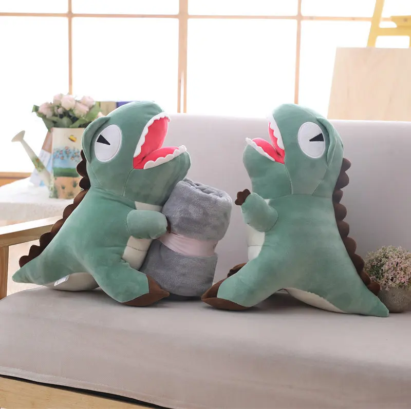 Cartoon Stuffed Toy Dinosaur Doll Office Lunch Break Doll Blanket Pillow Cushion Winter-Hand in Hand Warmers Sub-
Cartoon Stuffed Toy Dinosaur Doll Office Lunch Break Doll Blanket Pillow Cushion Winter-Hand in Hand Warmers Sub-