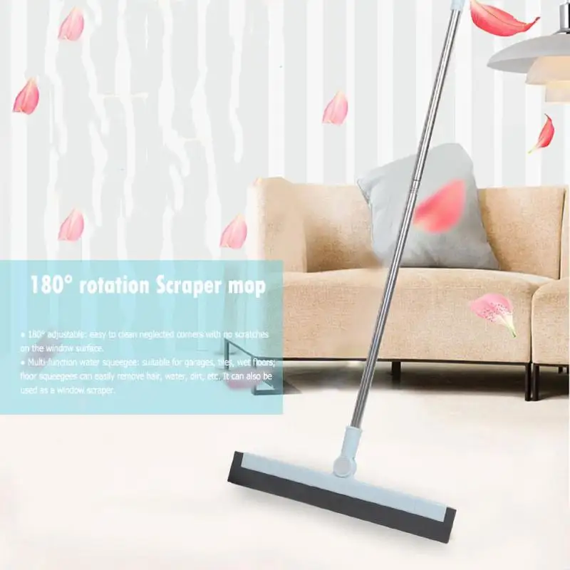 Multi-function Magic Wiper Scraper 180 Degrees Rotatable Mop Broom Brush Floor Cleaning Tools For Car Window Floor Household
Multi-function Magic Wiper Scraper 180 Degrees Rotatable Mop Broom Brush Floor Cleaning Tools For Car Window Floor Household