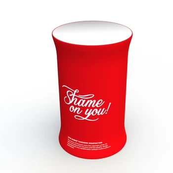 Triangle Round Tension Fabric counter Reciption Table Bar For Fair Weding Party Advertising Christmas
Triangle Round Tension Fabric counter Reciption Table Bar For Fair Weding Party Advertising Christmas